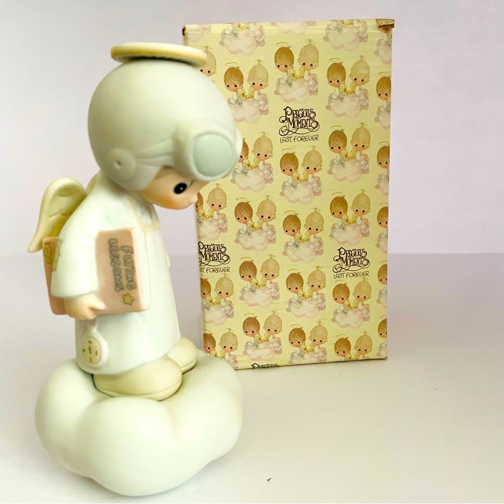 Precious Moments Trust In The Lord Figurine Angel on a cloud